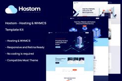 Hostom - Hosting & WHMCS Elementor Template Kit