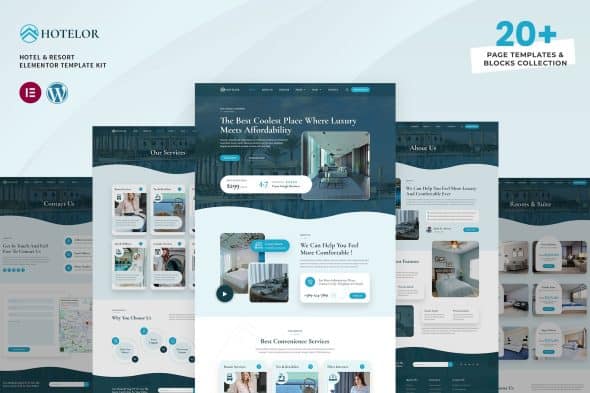 Hotelor - Hotel & Resort Elementor Pro Template Kit