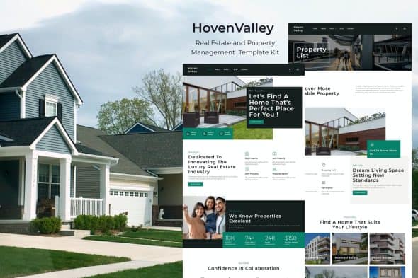 Hovenvalley - Real Estate and Property Management Template Kit