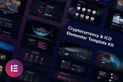 Hoverex | Cryptocurrency & ICO Elementor Template Kit