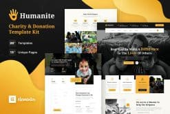 Humanite - Charity & Donation Elementor Template Kit