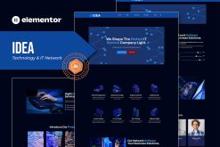 iDea - Technology & IT Network Service Elementor Template Kit