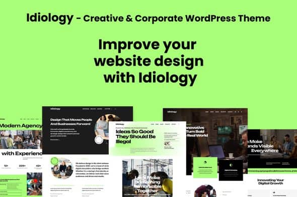 Download Idiology - Creative & Corporate WordPress Theme GPL WordPress Plugin