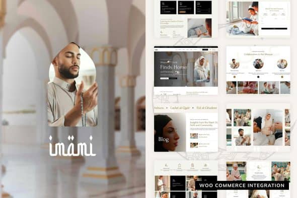 Imami - Islamic Center & Mosque Elementor Pro Template Kit