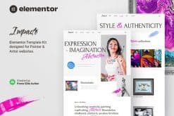 Impasto - Painter & Artist Elementor Template Kit