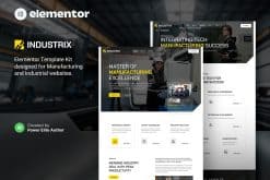 Industrix - Manufacturing & Industrial Elementor Template Kit