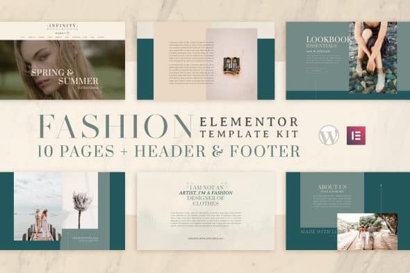 Infinity Fashion - WooCommerce Elementor Template Kit