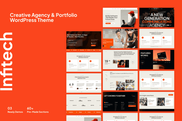 Download Infitech - Creative Agency & Portfolio WordPress GPL WordPress Plugin