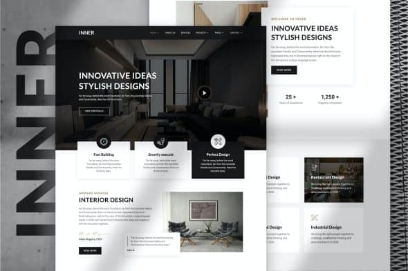 Inner - Interior Design & Architecture Template Kit