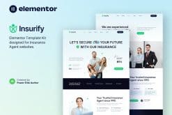 Insurify - Insurance Agent & Consulting Elementor Template Kit