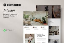 Intellior - Interior Designer & Architect Elementor Template Kit