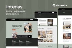 Interias – Interior Design Service Elementor Template Kit