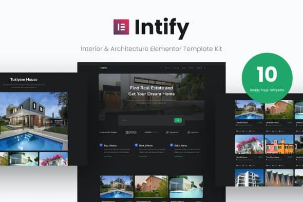 Intify - Real Estate Elementor Template Kit