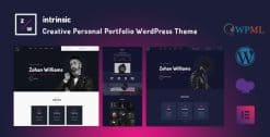 Download Intrinsic - Creative Personal Portfolio WordPress Themes