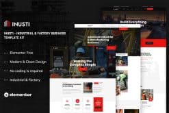 Inusti - Industrial & Factory Business Elementor Template Kit