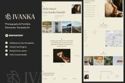 Ivanka – Photography & Portfolio Elementor Template Kit