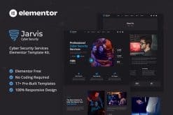 Jarvis - Cyber Security Services Elementor Template Kit