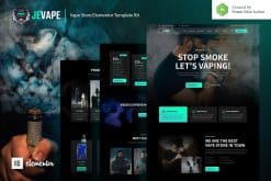 Jevape - Vape Store Elementor Template Kit