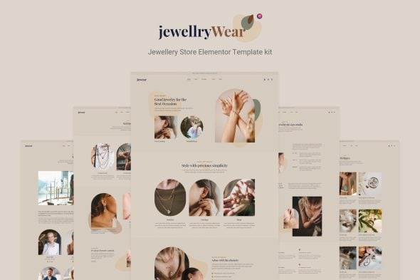 JewellryWear - eCommerce Elementor Template kit