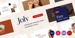Download Joly - Hairdresser & Beauty Salon WordPress Theme
