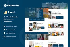 Jornal - Social Media Specialist Elementor Template Kit