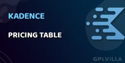 Download Kadence Pricing Table GPL WordPress
