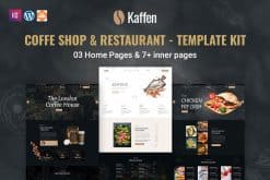 Kaffen - Coffe Shop & Restaurant Elementor Template Kit