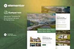 Kamperven - Campervan & RV Rental Elementor Template Kit