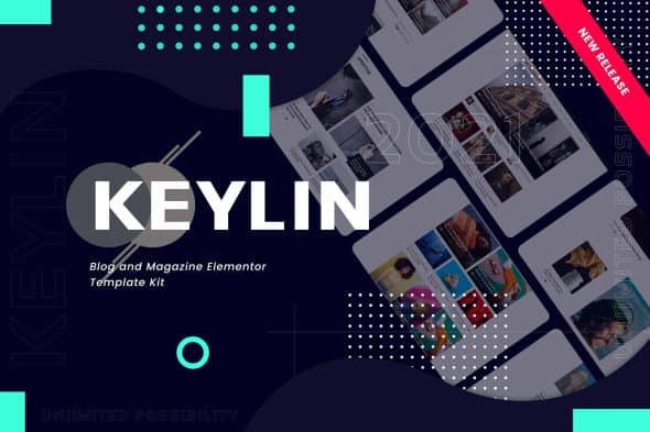 Keylin - Blog & Magazine Elementor Template Kit