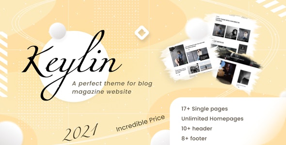 Download Keylin - WordPress Magazine and Blog Theme