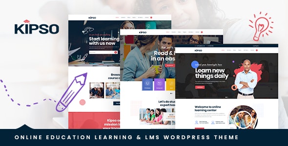 Download Kipso - Education LMS WordPress Theme