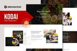 Kodai - Asian Restaurant Elementor Template Kit