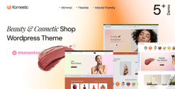 Download Komestic - Beauty & Cosmetics Shop WordPress Theme GPL WordPress Plugin