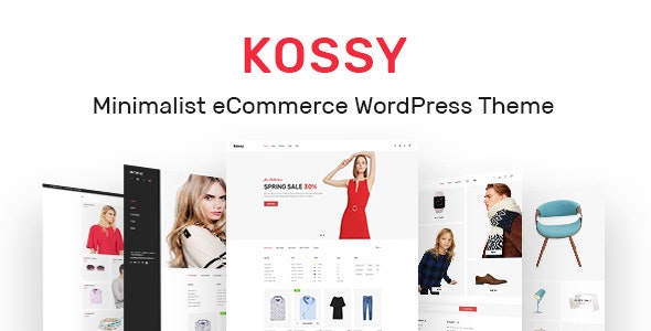 Download Kossy - Minimalist eCommerce WordPress Theme