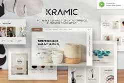 Kramic - Pottery & Ceramic Store WooCommerce Elementor Template Kit