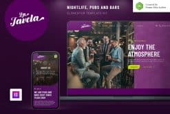 LaJavela - Bar Nightlife & Pub Elementor Template Kit