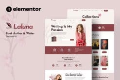 Laluna - Book Author & Writer Elementor Template Kit