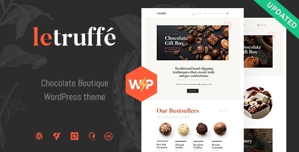 Download Le Truffe | Chocolate Sweets & Candy Store WordPress Theme