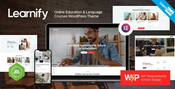 Download Learnify - Online Education Courses WordPress Theme
