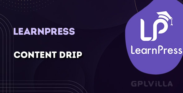 Download LearnPress Content Drip AddOn