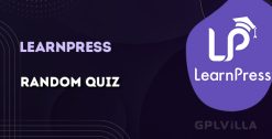 Download LearnPress Random Quiz AddOn
