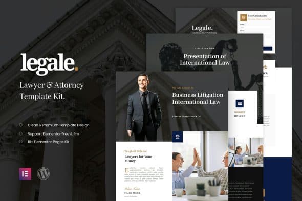 Legale - Lawyer & Law Firm Template Kit