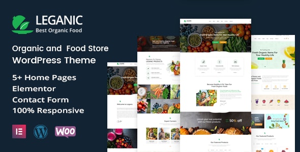 Download Leganic - Organic and Food Store WordPress Theme