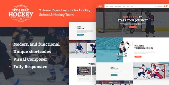 Download Let's Play | Hockey School & Winter Sports WordPress Theme