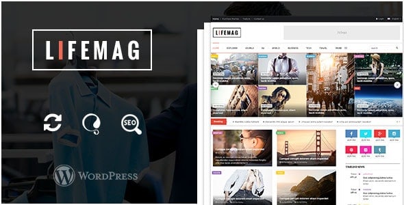 Download LifeMag - Responsive Magazine WordPress Theme