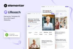 Lifkoach - Life Coach & Mentor Elementor Template Kit