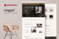 Lingguh - Furniture Ecommerce Elementor Template Kit