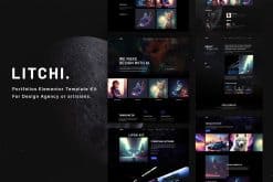 Litchi - Designer Artworks Elementor Portfolio Template Kit