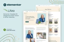 Litza - Book Author & Writer Elementor Template Kit