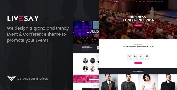 Download Livesay - Event & Conference WordPress Theme